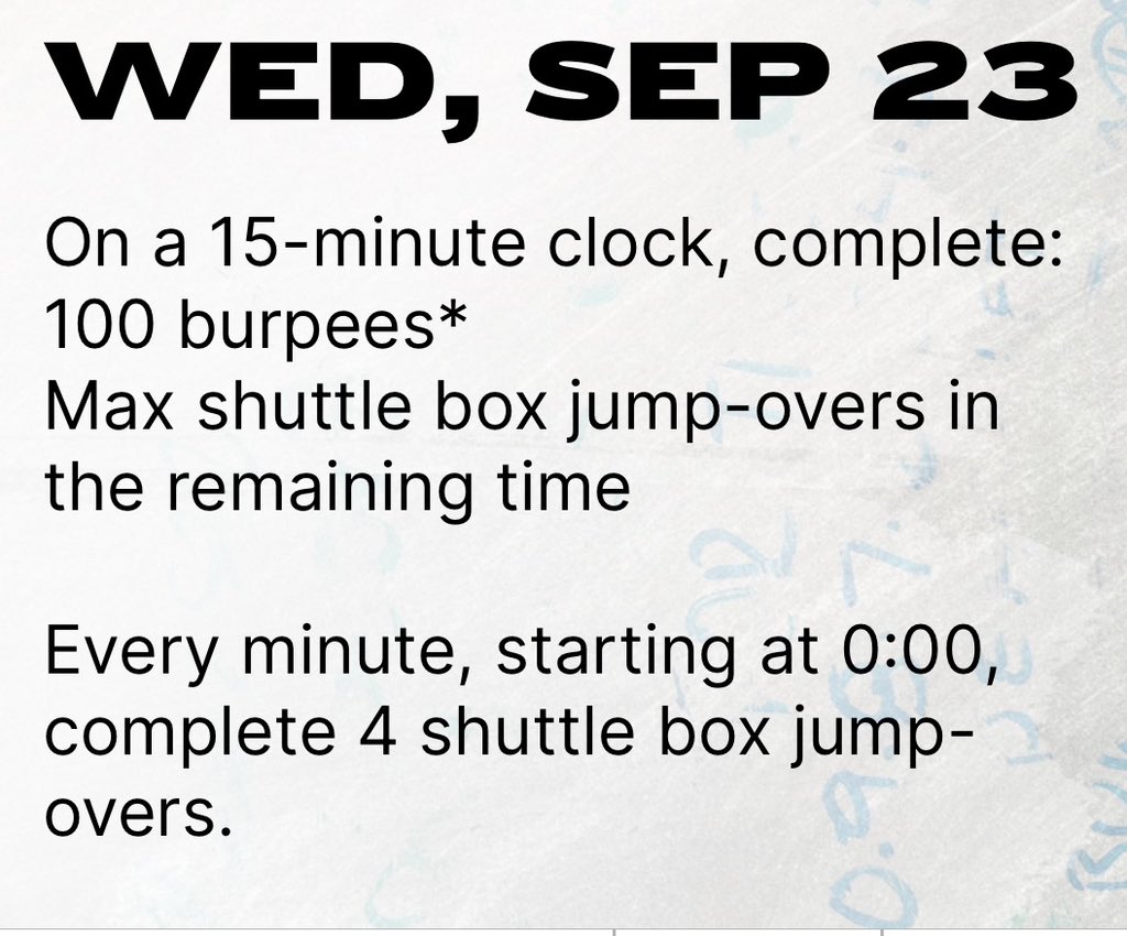 AlexSandel4u's tweet photo. Not posted CrossFit WODs for a while but, did this to catch up on ones missed from the week…

Perfect finisher after your next gym session. https://t.co/mMP3kSYThI