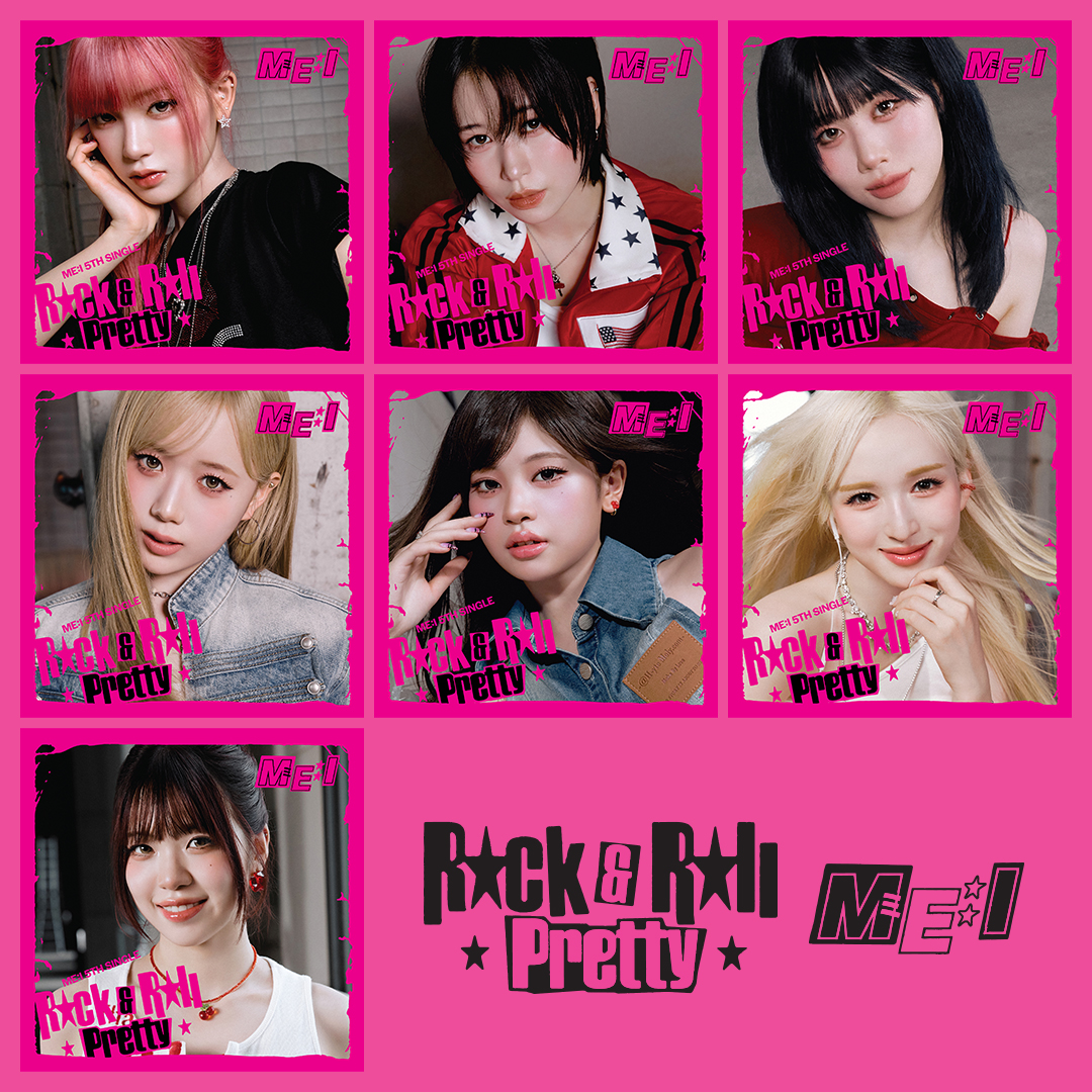 official__ME_I_'s tweet photo. ┅┅┅┅┅┅┅┅┅┅┅┅┅┅┅

𝑱𝒂𝒄𝒌𝒆𝒕 𝑷𝒉𝒐𝒕𝒐 ٠ FC盤

┅┅┅┅┅┅┅┅┅┅┅┅┅┅┅

ME:I 5TH SINGLE
꧁ 𝑹𝒐𝒄𝒌 &amp; 𝑹𝒐𝒍𝒍 𝑷𝒓𝒆𝒕𝒕𝒚 ꧂
https://t.co/38ysSfr13m
Dec 2, 2026 Release

#ME_I_Rock_Roll_Pretty
#ME_I #ミーアイ #미아이 https://t.co/Fzoj0tq6q0