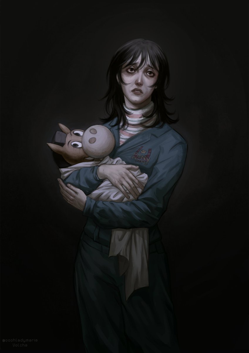 ooohladymaria's tweet photo. Today is the second anniversary of one of the best horror games I've ever played #mouthwashing
To celebrate I'm finally posting my Anya art that blew up on TikTok a while back

"The birth of a burden" https://t.co/qtTUOXXfUi