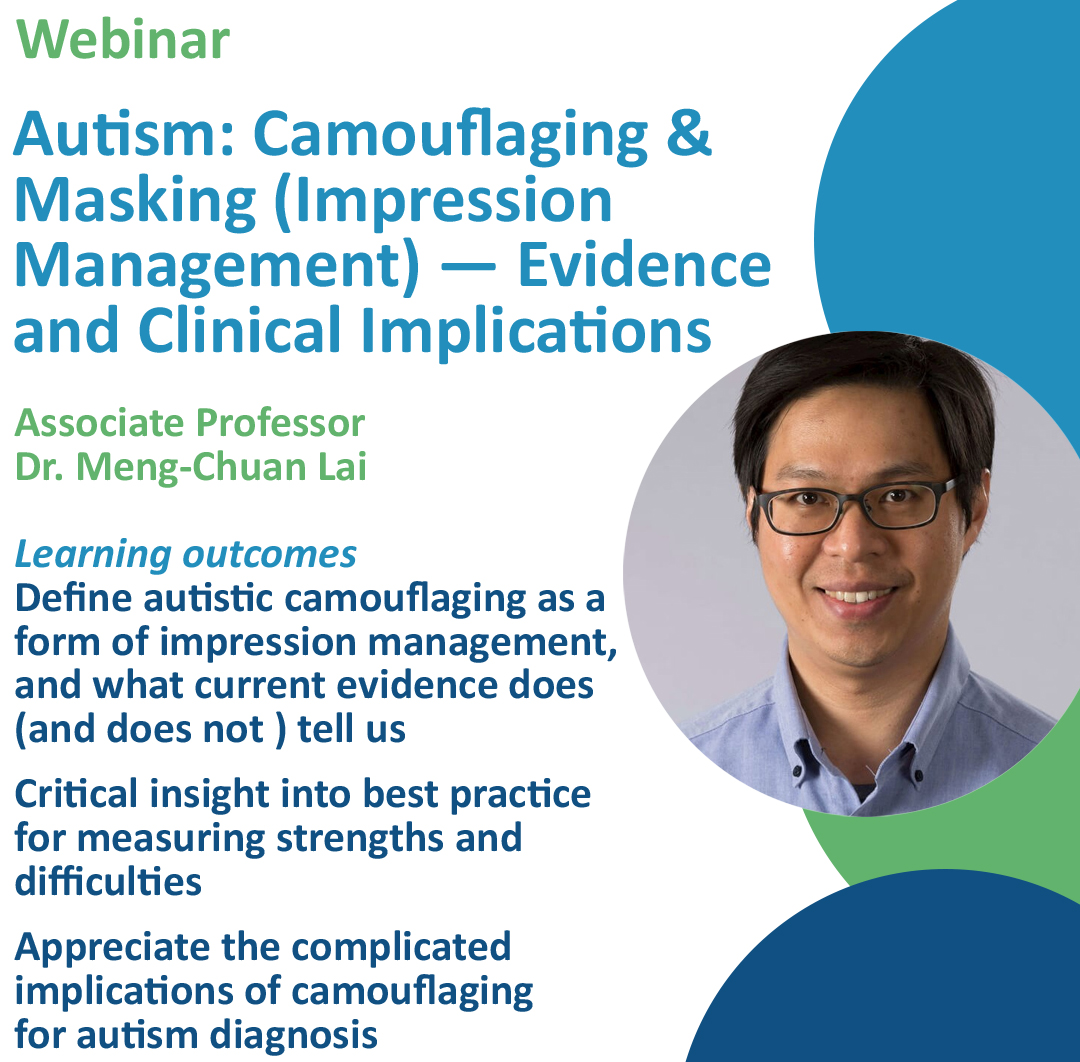 ACAMH_CEO's tweet photo. How can #clinicians assess and support #autistic young people who mask?

Find out more FAQs on "#Autism: #Camouflaging and #Masking (#ImpressionManagement) — Evidence and Clinical Implications" at https://t.co/Zxeaq3WOQ4 https://t.co/ow4kZVIozl