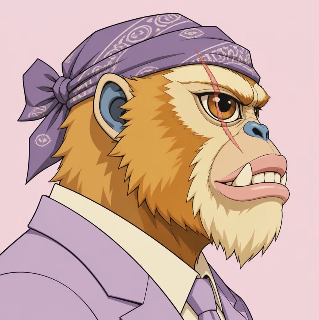 beadphrase's tweet photo. Just picked up this rare Grand theft ape. Prompt a banger GTA scene with it and you might get it. https://t.co/L9naIoVs7b