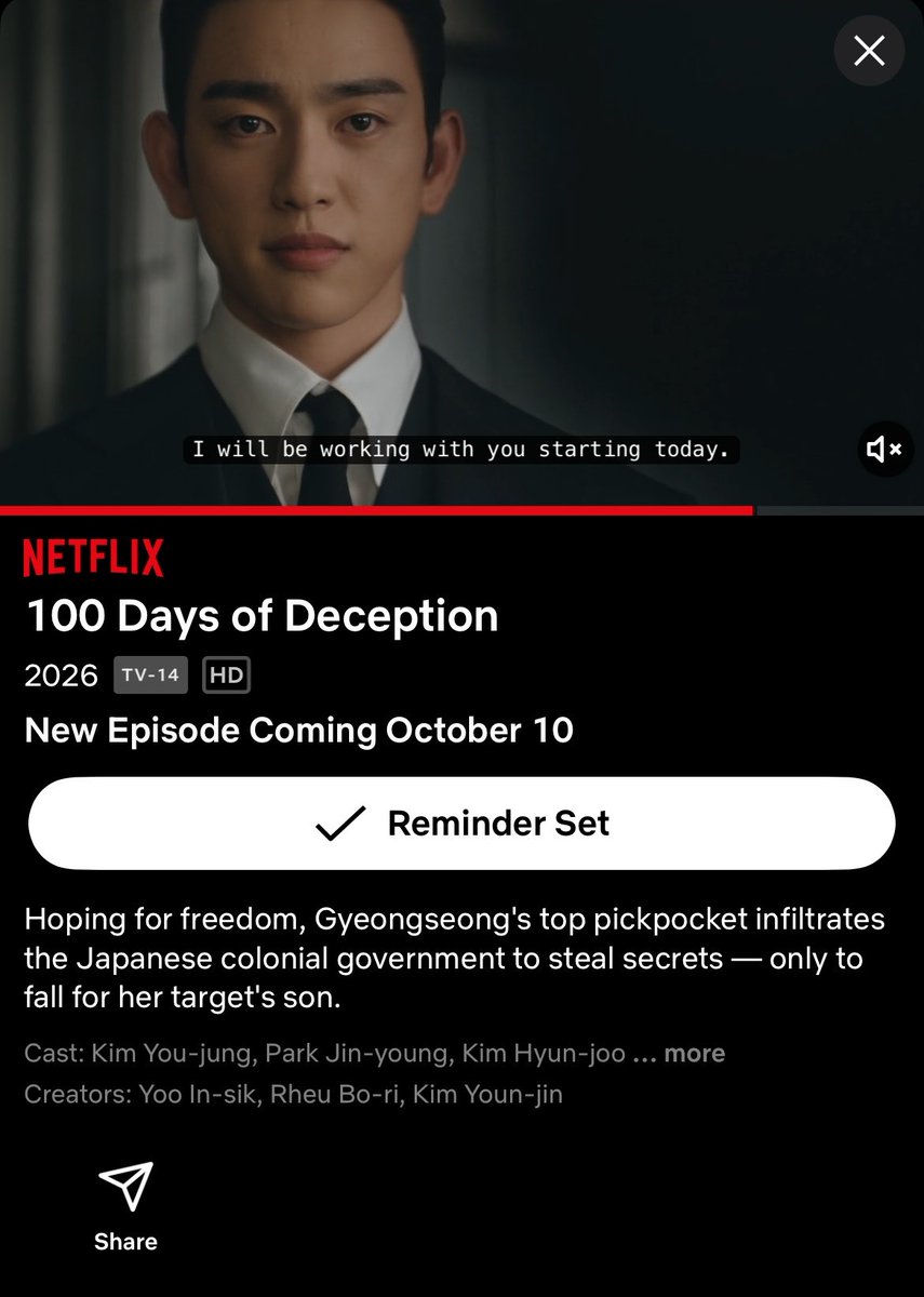 everlovejy's tweet photo. #100daysofdeception was finally added on netflix, make sure to set the reminder for its premiere on october 10th https://t.co/NBFZaMnUGJ