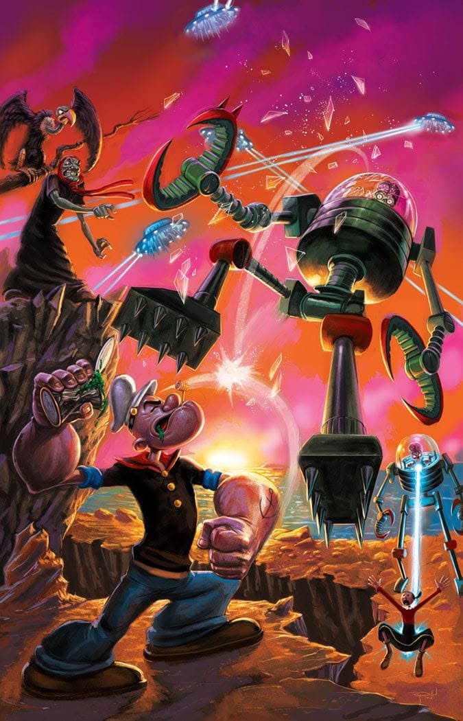juanca2vilar's tweet photo. #Popeye Vs #MarsAttacks. https://t.co/5f540LTzQz