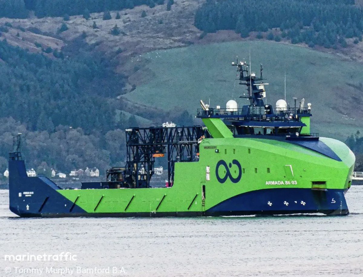 JConcilus's tweet photo. Flight 14 Chilean Splashdown 🚀💦⛴️

Presumed SpaceX support vessel Armada 86 03 arrived ~1 hr ago on station off the coast of Chile! Started in Brownsville Sept 1st, and is now holding position in the Nav Warning box.

One more sign of an on-schedule Monday launch attempt.🚀🔥 https://t.co/IRJgmFAXkU