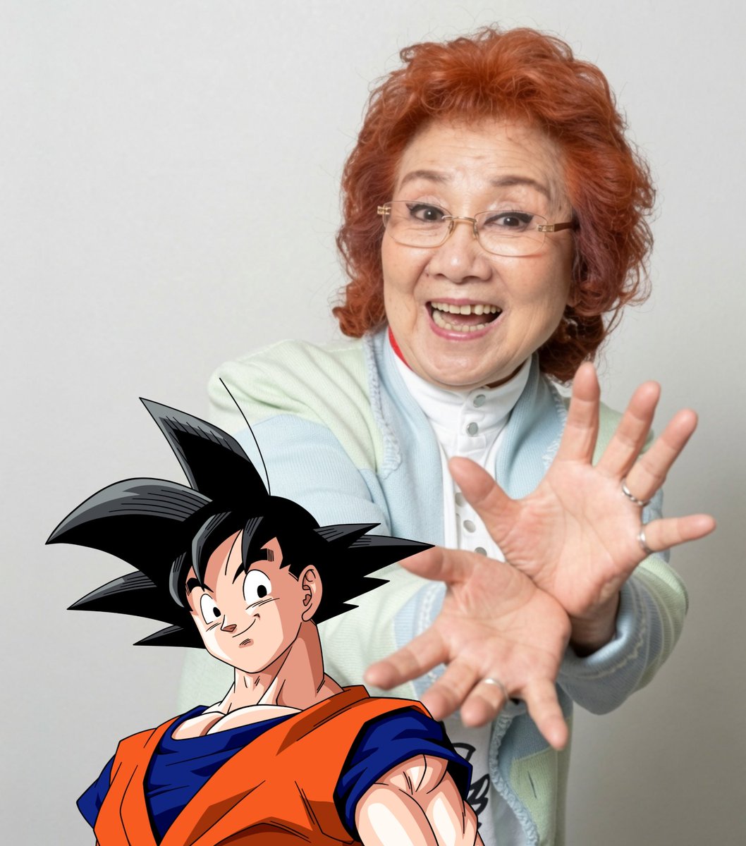 CartoonsOTMoon's tweet photo. Después de 30 largos años, Mario Castañeda ha cumplido su sueño de toda la vida:

​Conocer a la voz de Goku, Masako Nozawa. https://t.co/WXrjr4faq1
