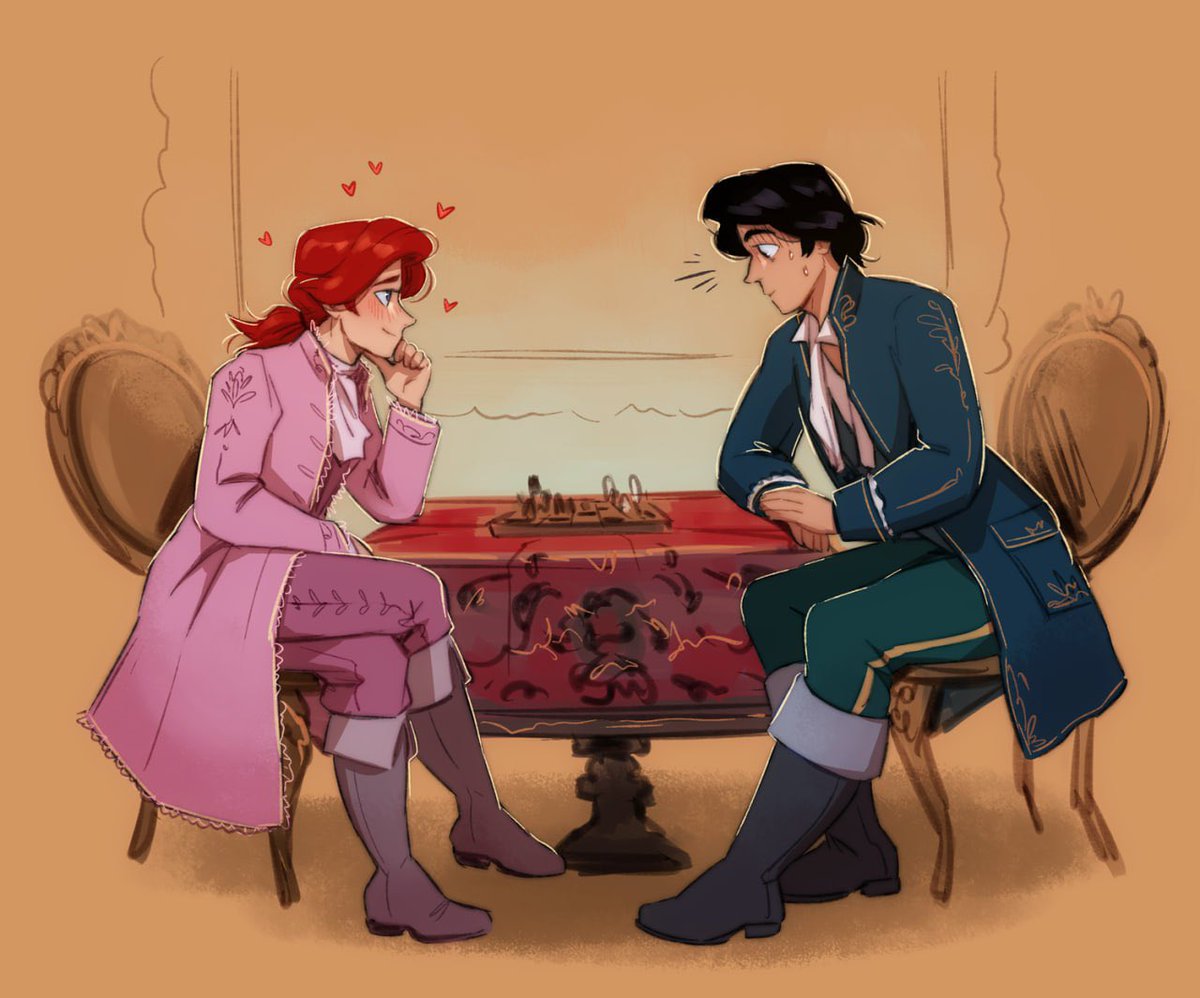 Ripushko_Arts's tweet photo. For some reason, I’ve been creating a lot of art in a warm color palette for *The Little Mermaid* this year. It suits the autumn season. https://t.co/CJxPwExjnG
