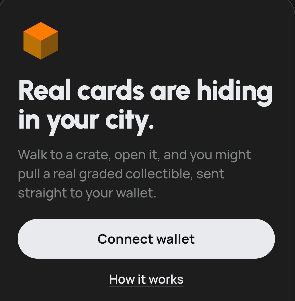wennyxz's tweet photo. How to play @gocollectfun 

• You need to hold 10,000 go collect tokens (around $15 at the time I bought them)
• Connect your Solana wallet
• Turn on your location and find a crate near you
• Walk to a crate within about 40m, and you’ll be able to open it
• You can open up to 25 crates per day 

A lot of crates are empty. I think they changed the odds today, and now 99% of the crates are empty, so it’s really hard to get anything 🥺

But I’ve also seen a lot of people getting lucky 😊
