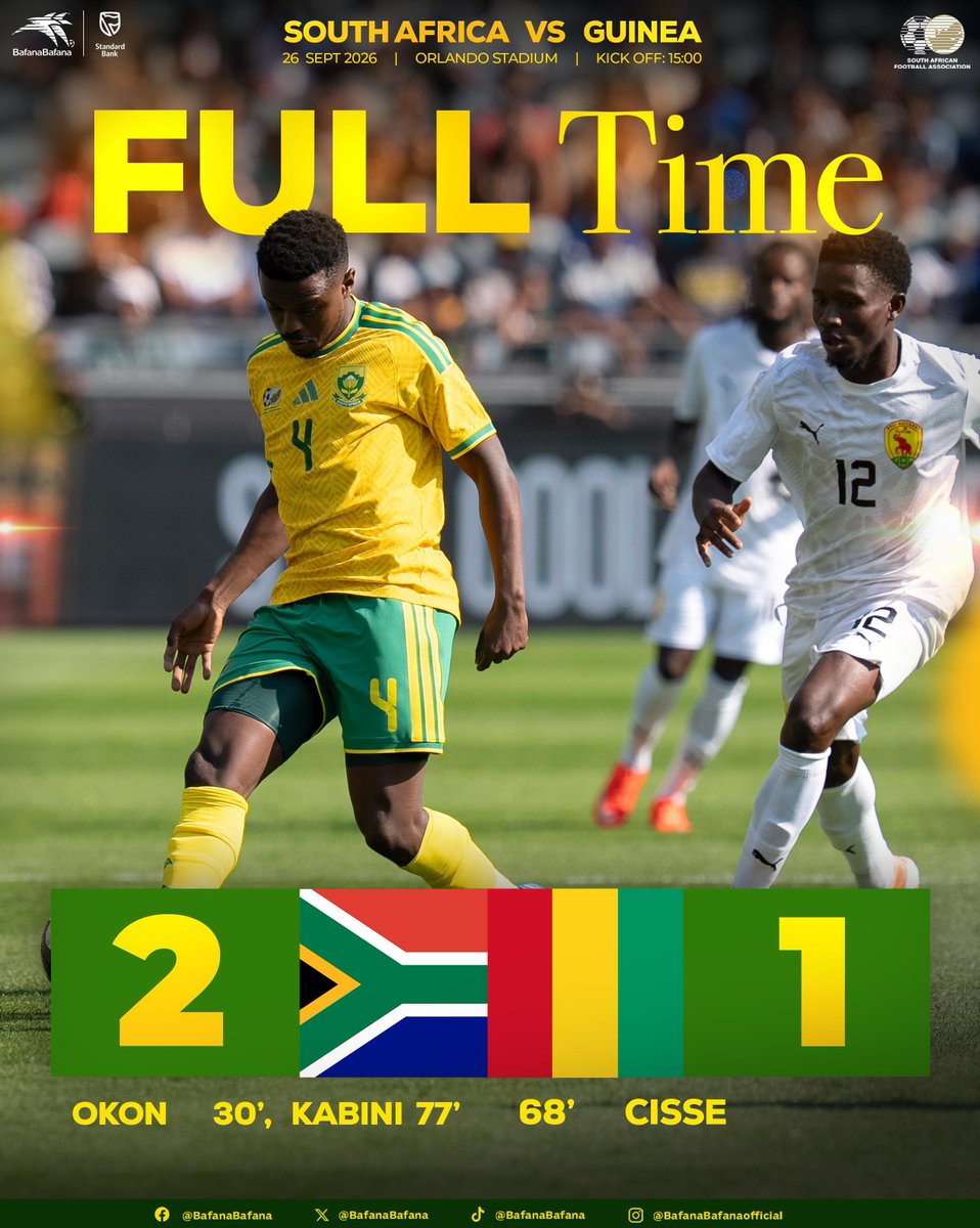 BafanaBafana's tweet photo. And it ends at Orlando Stadium. We begin these qualifiers with a win at home.

#BafanaPride

@StandardBankZA @adidasZA @SABC_Sport @10bet_ZA @HonorAfrica @REXONA_SA @socios @NUTRITECHFIT https://t.co/WOx9noJfT0