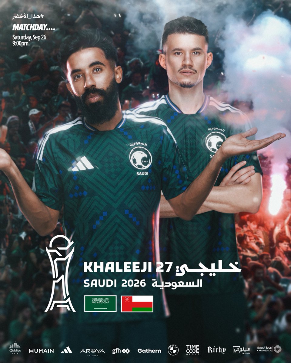 AlNassrFC_EN's tweet photo. Matchday for our Green Falcons 🇸🇦
All the best against Oman tonight 💚 https://t.co/olmUZ4hleD