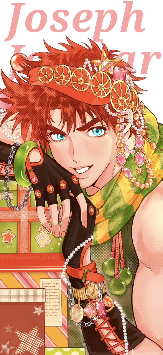 Penguinnn_Lynn's tweet photo. #ジョセフ・ジョースター生誕祭
#ジョセフ・ジョースター生誕祭2026

Happiness is a warm puppy.
⭐️Happy 106th Birthday to Joseph Joestar⭐️ https://t.co/jdr8ewSAKn