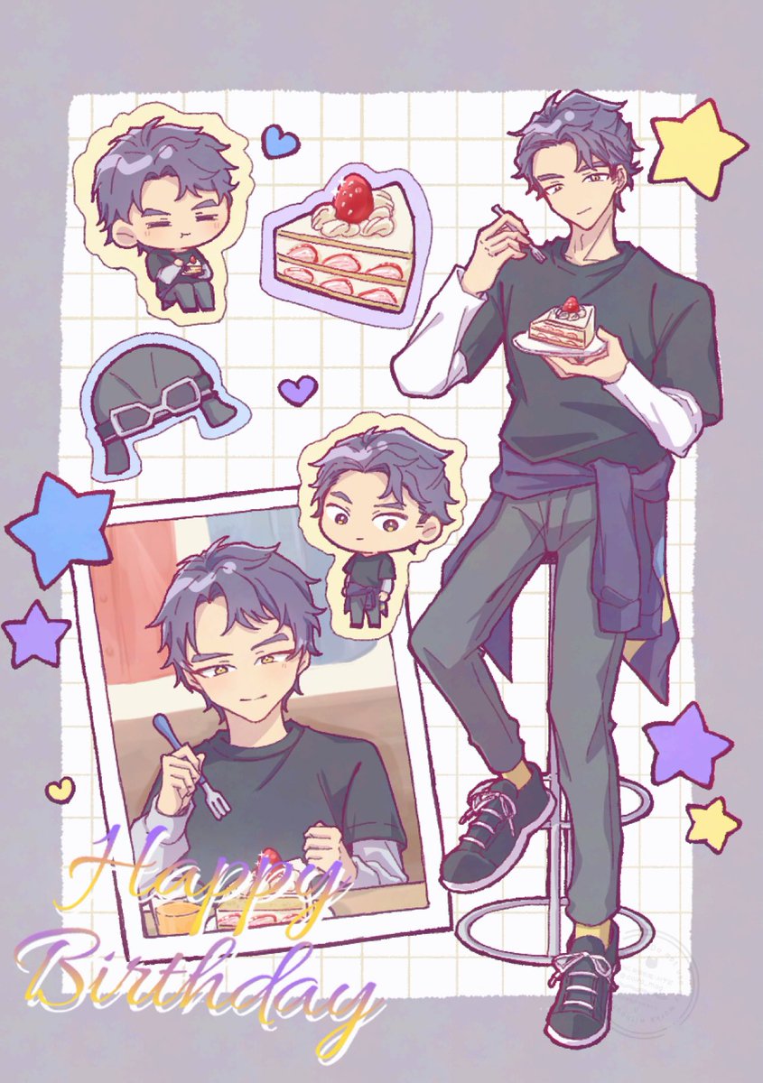 aoiro_mag's tweet photo. じゅうざさんお誕生日おめでとう🍡🍰

 #兵頭十座誕生祭2026 
 #兵頭十座生誕祭2026 https://t.co/bfnHgClB4r