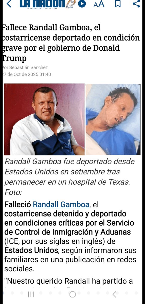 Miksenhere's tweet photo. Ya que esto tiene mucha atención. Paso a recordar y de pedir que nos unamos para que las autoridades exijan explicaciones claras de que paso con estos 2 casos de Costarricenses asesinados por ICE

Randall Gamboa y Carlos y Carlos Marchena qué en paz descansen https://t.co/zA9cU109xp