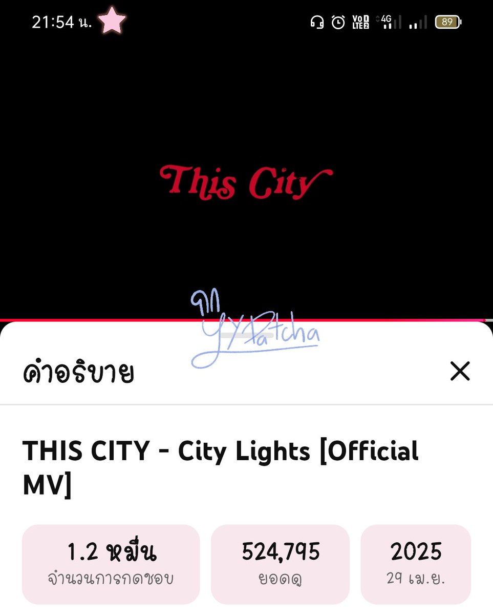 YY_Patcha's tweet photo. @ChicKenMO18 ส่งเพลง #Citylights ของวง #ThisCity มาด้วยคร้าบ https://t.co/YS92VX4juD