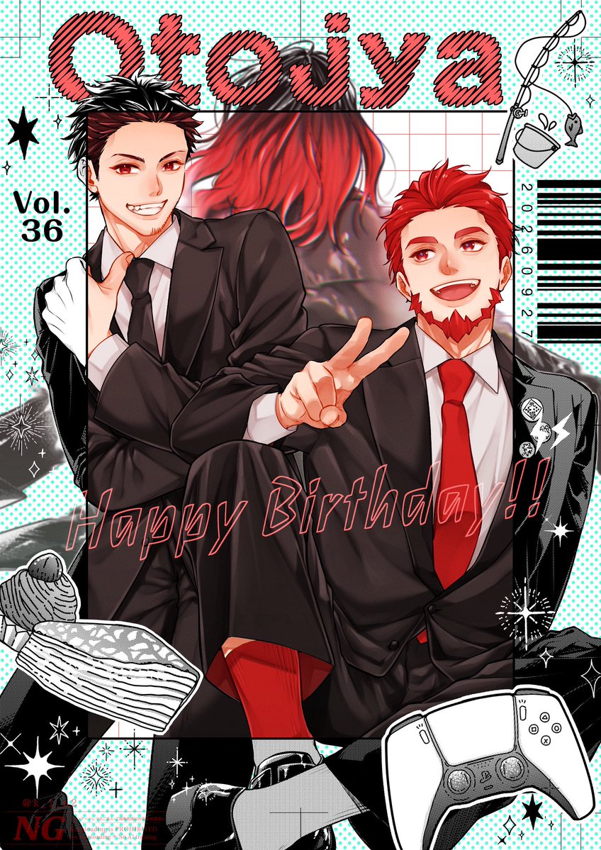 k_1_o2's tweet photo. 弟者さんお誕生日おめでとうございます‼️㊗️🎉🎈
健康で、新しいことや楽しいことへどんどん驀進できる年になりますように‼️❤️‍🔥
#2bropics https://t.co/iOMU6n6PQk