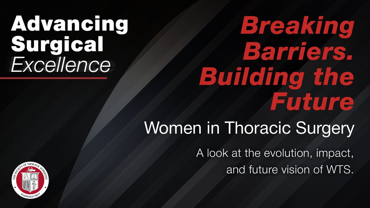 STS_CTsurgery's tweet photo. For nearly four decades, @WomenInThoracic has advanced cardiothoracic surgery through mentorship, leadership, research, and global engagement. This Annals feature explores its impact and vision for the future. Read more: https://t.co/1L3aLWXi0P https://t.co/w01LsPyjE9
