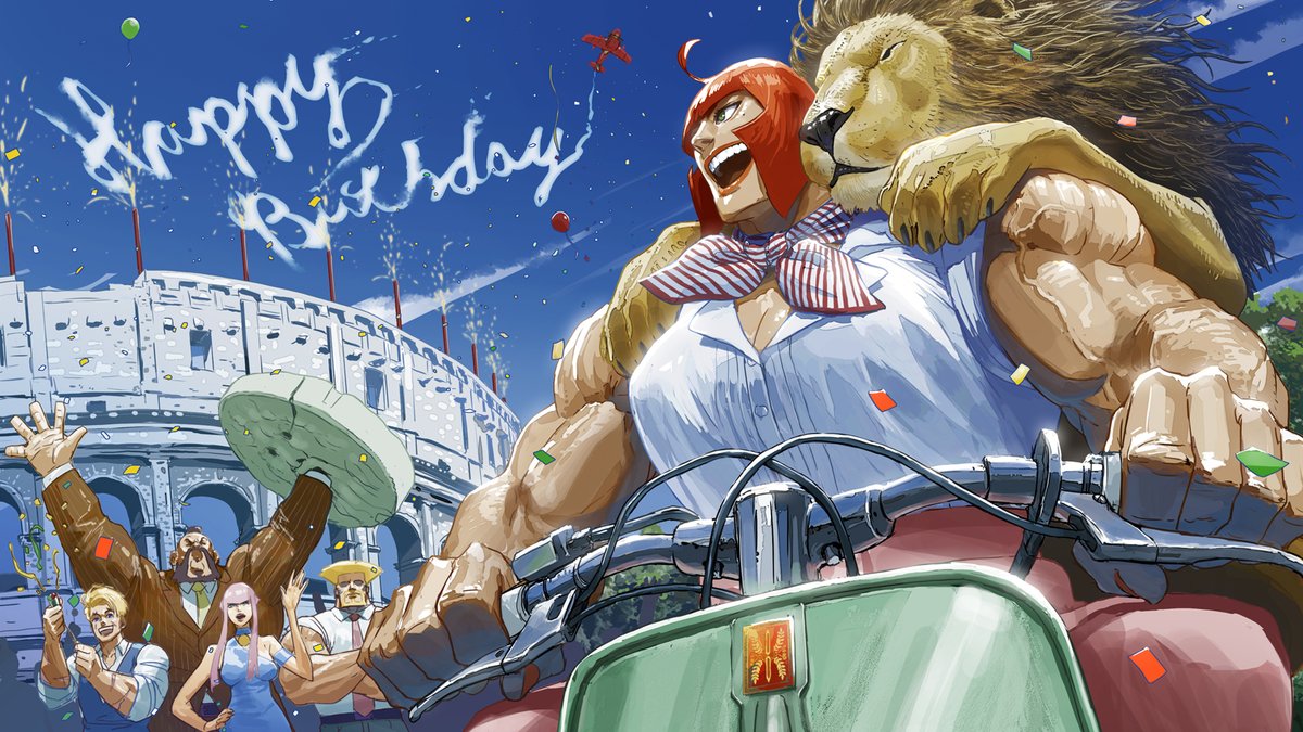 StreetFighter's tweet photo. Happy Birthday to the glorious Marisa! 🎂

What we do in life echoes in eternity, so live it to the fullest and experience all the beauty this world has to offer, be it in battle, or in the fine arts. Today is your day! 🦁 https://t.co/wenL4DfKlT