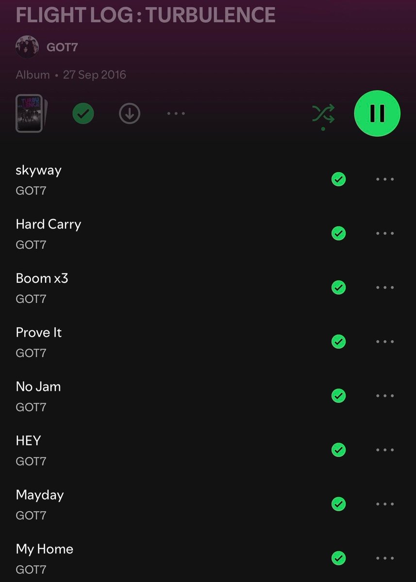 Pop7base's tweet photo. 10 years ago today, GOT7 released their second studio album “Flight Log: Turbulence” featuring the iconic title track “Hard Carry.”

The album was part of the “Flight Log” series with all 7 members participating in the album. What’s your favorite song from this masterpiece? https://t.co/65bVcGjrl4