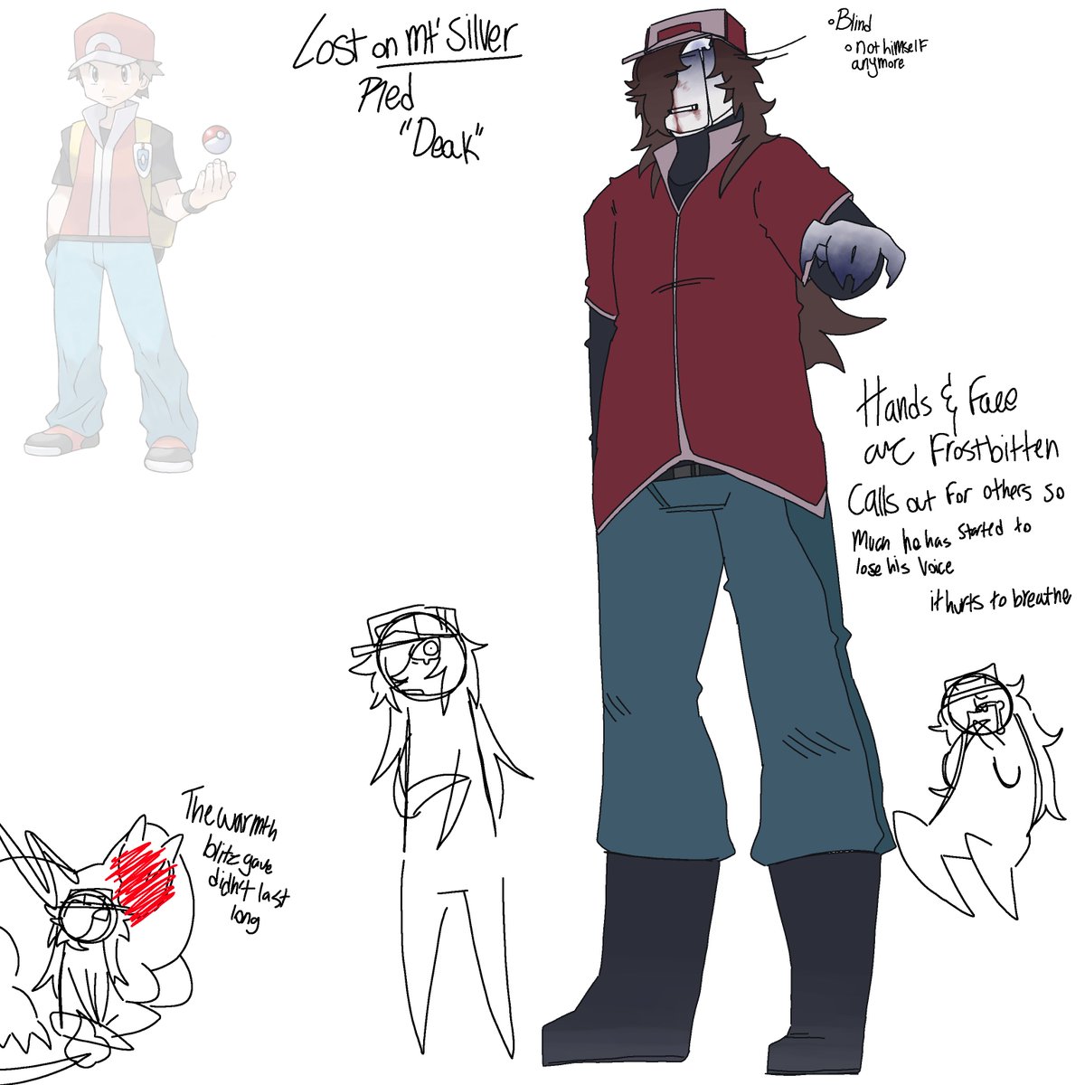 Judgem3ntDAY's tweet photo. Repost pt2 because I was shadow banned when I posted it LOL

But I kinda like this guy, still pondering story but you're free to ask questions

#pokepasta #lostonmtsilver https://t.co/mOvcGcjVt8