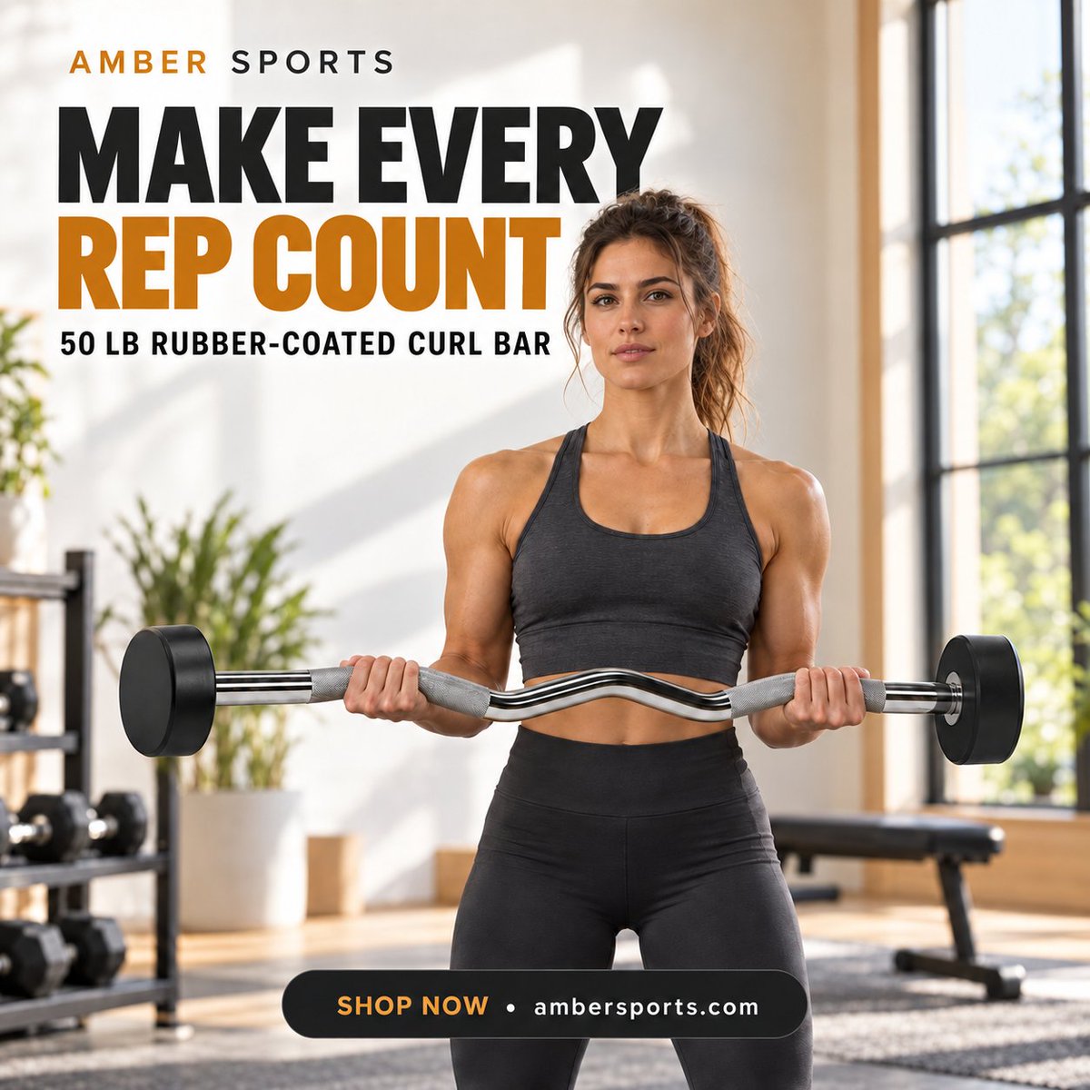 ambr_sports's tweet photo. Your space. Your strength. Make every rep count with Amber Sports’ 50 lb Curl Bar. 💪
Shop Now https://t.co/Rt9Sc1sJGI
#Fitness #Workout #HomeGym #StrengthTraining #GymMotivation #AmberSports https://t.co/gxXowGdd6J