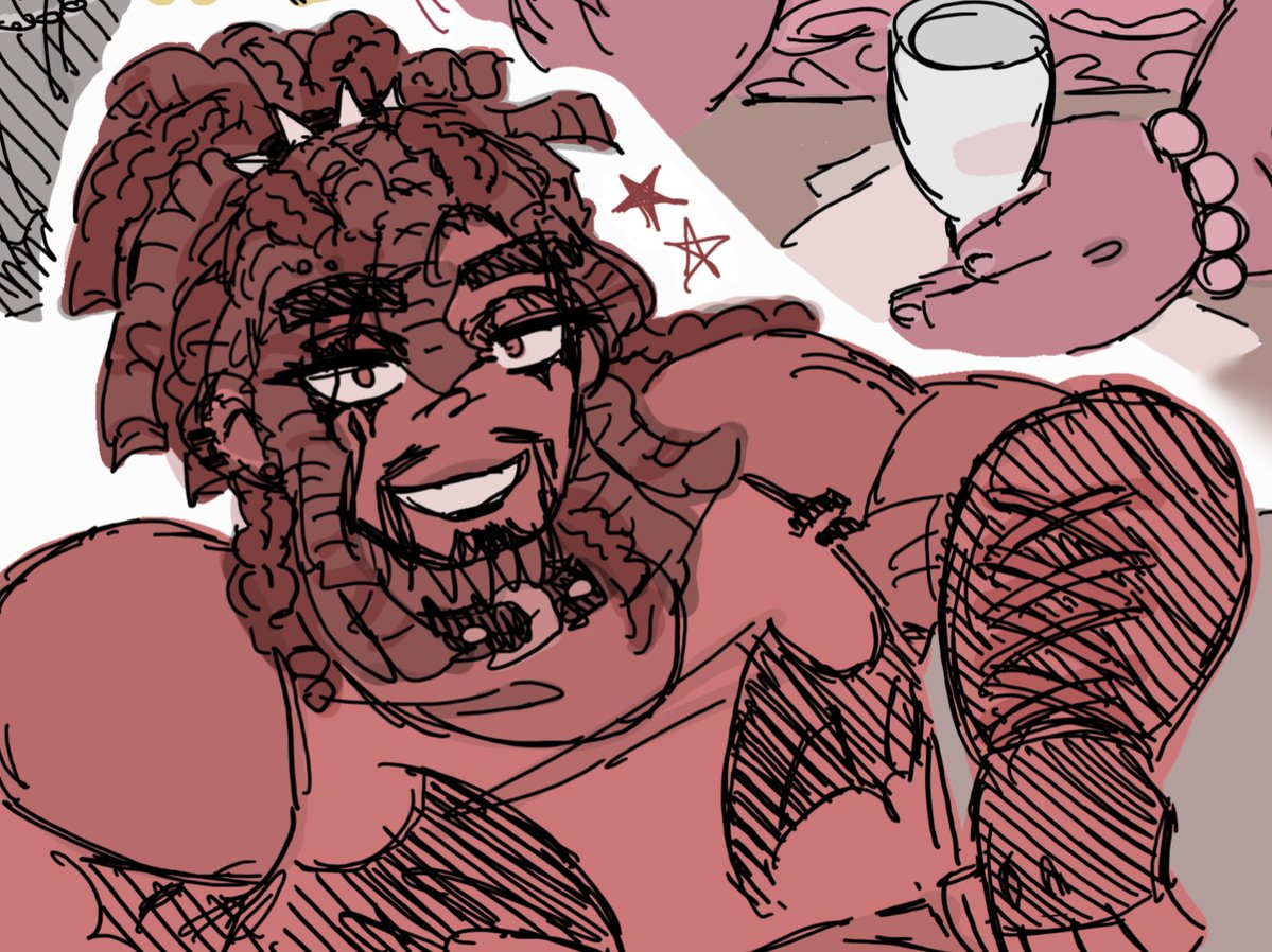 ParisTheRat's tweet photo. @RhettsChest Here are some close-ups 🩷❤️🖤
First time drawing Rhett properly btw https://t.co/KOaZuhHtUf