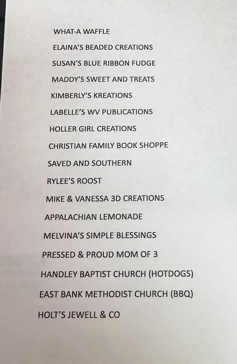 TresaHowell4WV's tweet photo. Looking for something to do today?
It’s that time of year! Enjoy a day of small-town community with friends, neighbors, and families at the Pratt Fall Festival.
#TresaHowell
#WVFL
#WVHD52
#UKV
#WVHouseOfDelegates https://t.co/ZM3ElZSjPa