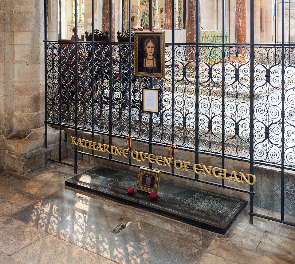 Medievalhtybuff's tweet photo. Catherine of Aragon's final resting place at Peterborough Cathedral https://t.co/A1nKzwmbha