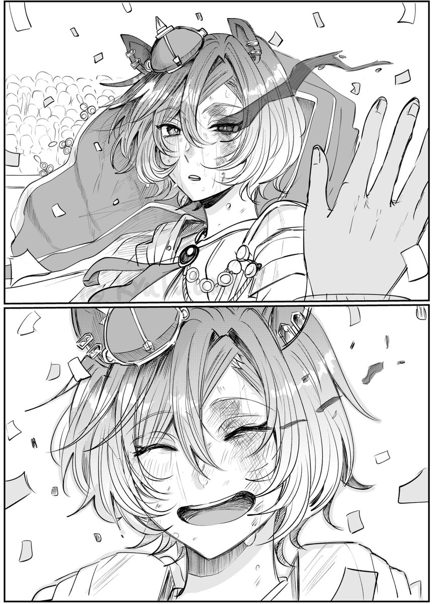 kyuruuma8's tweet photo. 「おめでとうオペラオー」 https://t.co/Bbbj0Jc3py