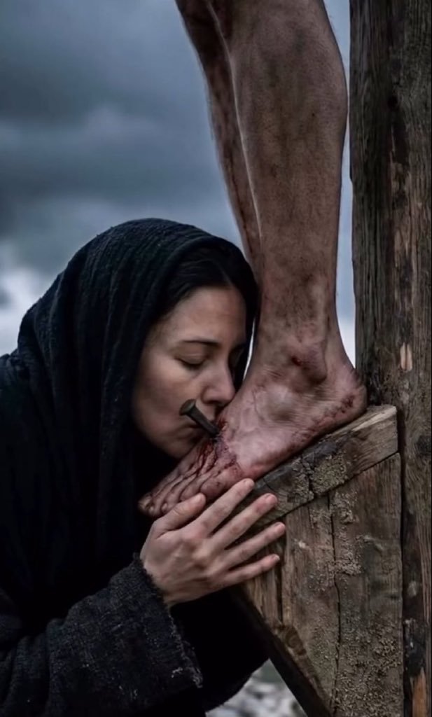 Stevebannobc's tweet photo. Mary was with Her Son until the very end.

Do you believe in Jesus Christ 

Yes or No https://t.co/loNBGaoGkf