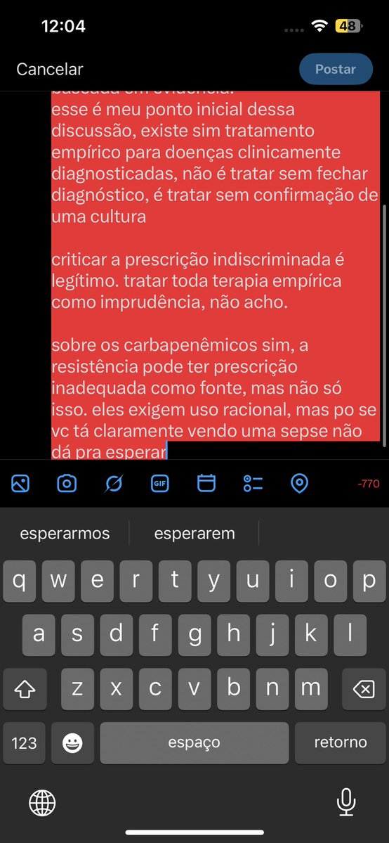 sarinhakekey's tweet photo. @Lanakinase e eu entendo sim médicos errando igual vc disse, mas o ponto central dessa discussão foi a afirmação de outra pessoa sobre tratamento empírico ser negligência ou não existir, acho que vc tá batendo em um ponto e o tweet inicial em outro https://t.co/PZTZkkKKEV