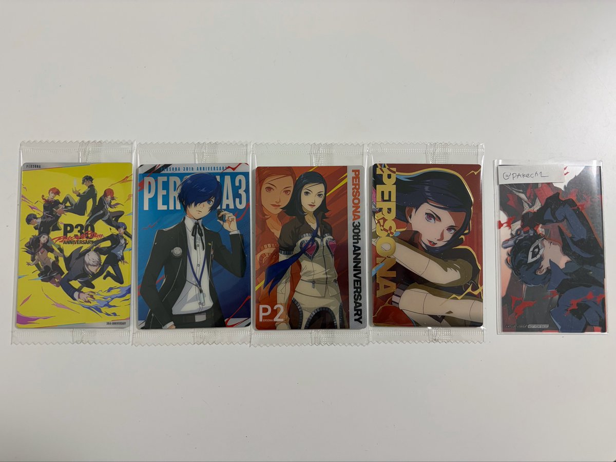 pAkech1_'s tweet photo. 【交換】ペルソナ ウエハース3 

譲）画像参照

求）7 , 28 

 郵送希望
検索からのお声掛け歓迎です。
よろしくお願いいたします。 https://t.co/gO5EnN7ZKN