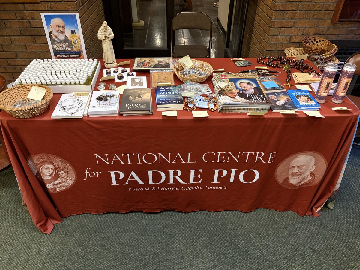 PadrePioInc's tweet photo. Join us today at Saint Rita’s Church in Staton Island. Relic exhibit at 11:00 am with Mass at 4pm. #padrepio https://t.co/muRPoDvOj2