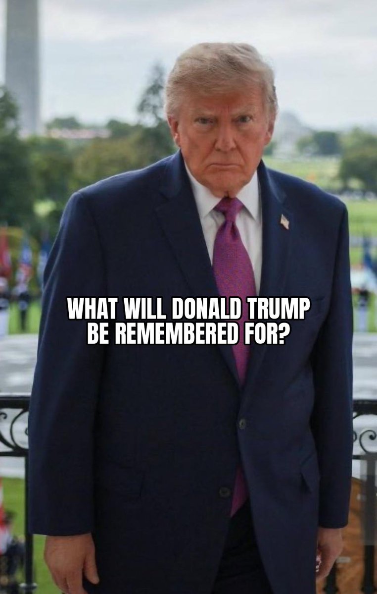 margaretsiegien's tweet photo. What will Donald Trump be remembered for? https://t.co/pPSITiyezo