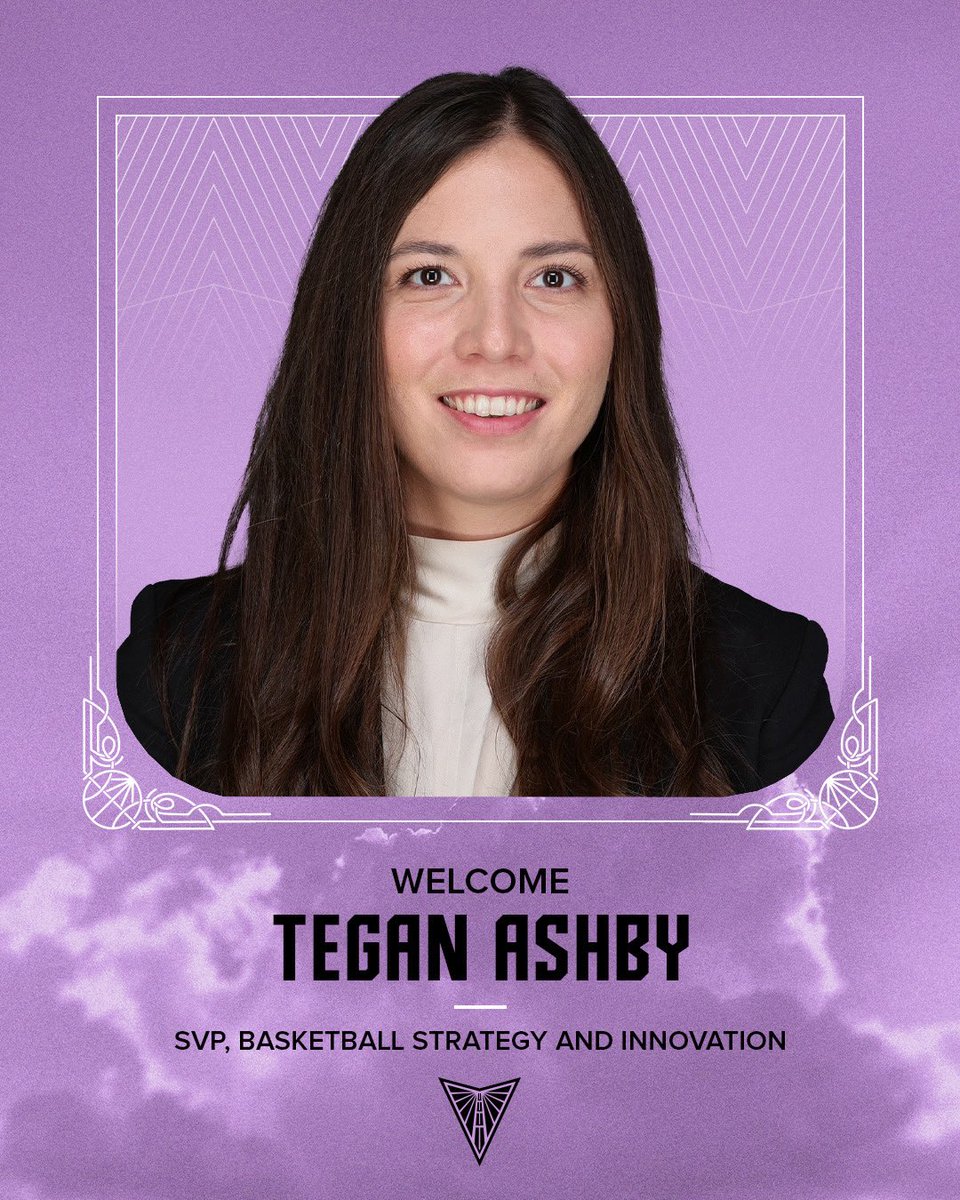 valkyries's tweet photo. The Golden State Valkyries have named Tegan Ashby SVP, Basketball Strategy and Innovation.

Welcome, Tegan! https://t.co/nfYPdxFFfH