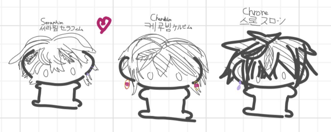 h1ro_51's tweet photo. 악마 집사와 지천들... 하찮게 그린 절 용서해 주세요. https://t.co/bl4oJ1u3hl