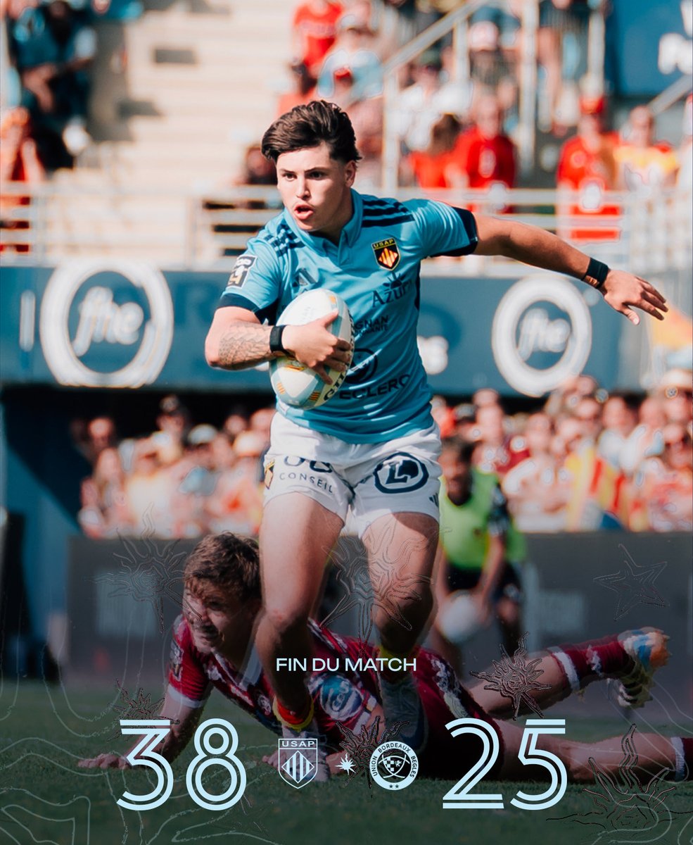 usap_officiel's tweet photo. VICTOIRE À LA MAISON ! 🔥

Nos Catalans s’imposent face à Bordeaux et font vibrer Aimé Giral. 💪

USAP 38 – 25 UBB

#lasaisontdonttueslehéros💥 https://t.co/GcYKG8xtDn