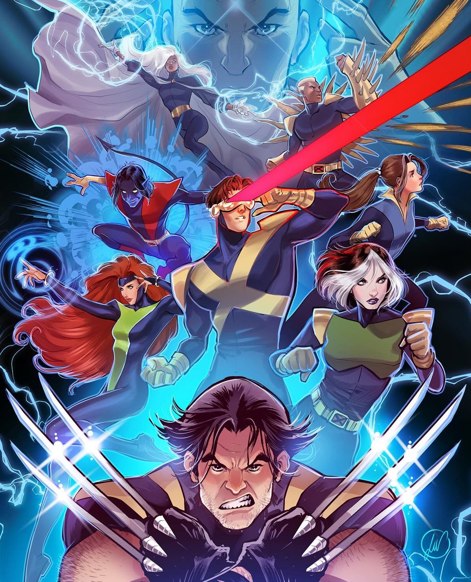 arquivoxmen's tweet photo. Com X-men: Evolution voltando nos quadrinhos, só lembro como ele é tão forte no Brasil que o Lucas Werneck fez essa arte pra uma CCXP.

X-men: Evolution sempre será maior no Brasil! 🇧🇷 https://t.co/h3ls2A52hd