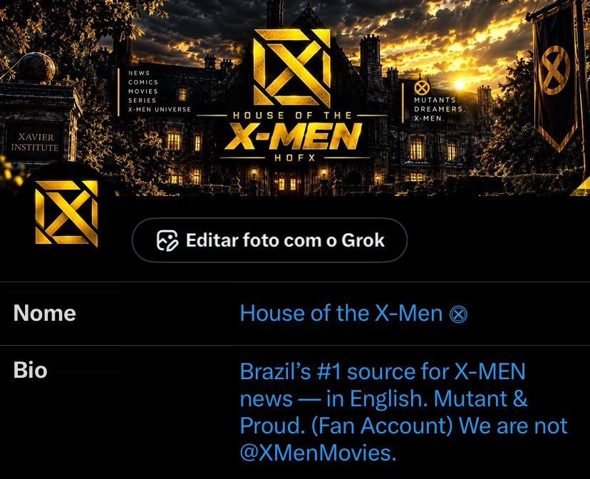 sociedadexmen's tweet photo. 🚨 SOCIEDADE X-MEN PARA FALANTES EM INGLÊS! 🌎

Apresentamos a 'HOUSE OF THE X-MEN', nossa extensão dedicada aos fãs do mutantes, que falam em inglês!

‼️ SIGAM: @houseofthexmen https://t.co/QKlxN02Tr4