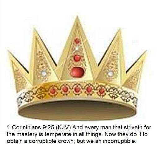 EricAlanMarx's tweet photo. 1 Corinthians 9:25 (KJV) And every man that striveth for the mastery is temperate in all things. Now they do it to obtain a corruptible crown; but we an incorruptible. https://t.co/vU5DBJG1Z1