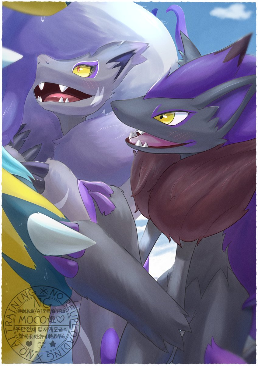 MOCO_HIME_68's tweet photo. #ポケモン版深夜の真剣お絵描き60分一本勝負 (+10min)
【大好きな先輩💕】ゾロアークVer. https://t.co/kh1mzKzZRO