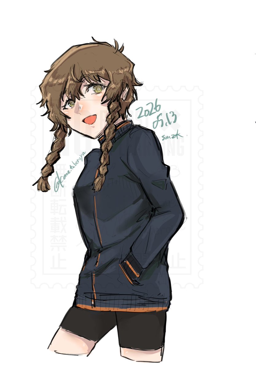 kome_taberoya's tweet photo. うおおおおあげられる絵がなくて過去の産物しかないけどHPB🎂💕.*･ﾟ.ﾟ･*.

ログ本に入れた鈴羽とファミリー達です🌻🌻🌻
同じポーズしか描いてねぇな🥹🥹🥹反省 https://t.co/Lmx9406Mhl