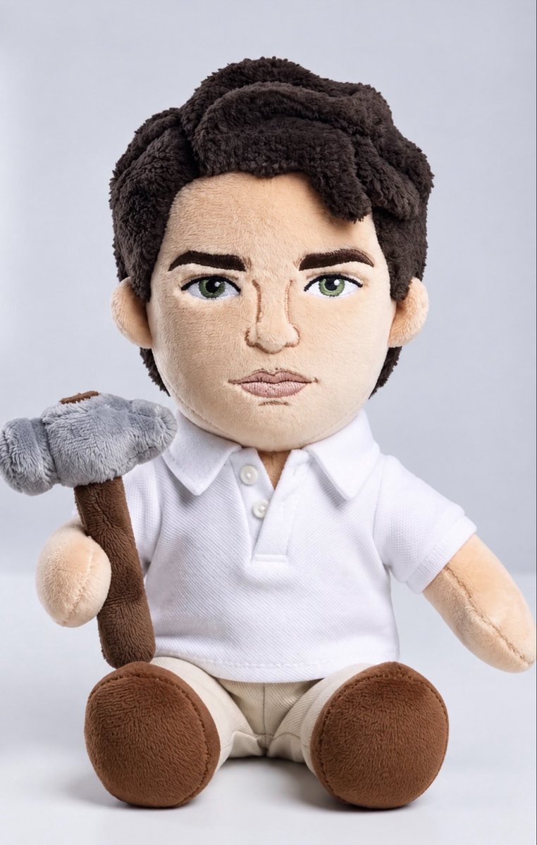 Pulcys's tweet photo. Clavicular announced that he’ll be selling his own plush doll 👀 https://t.co/KBgGcYUcqh