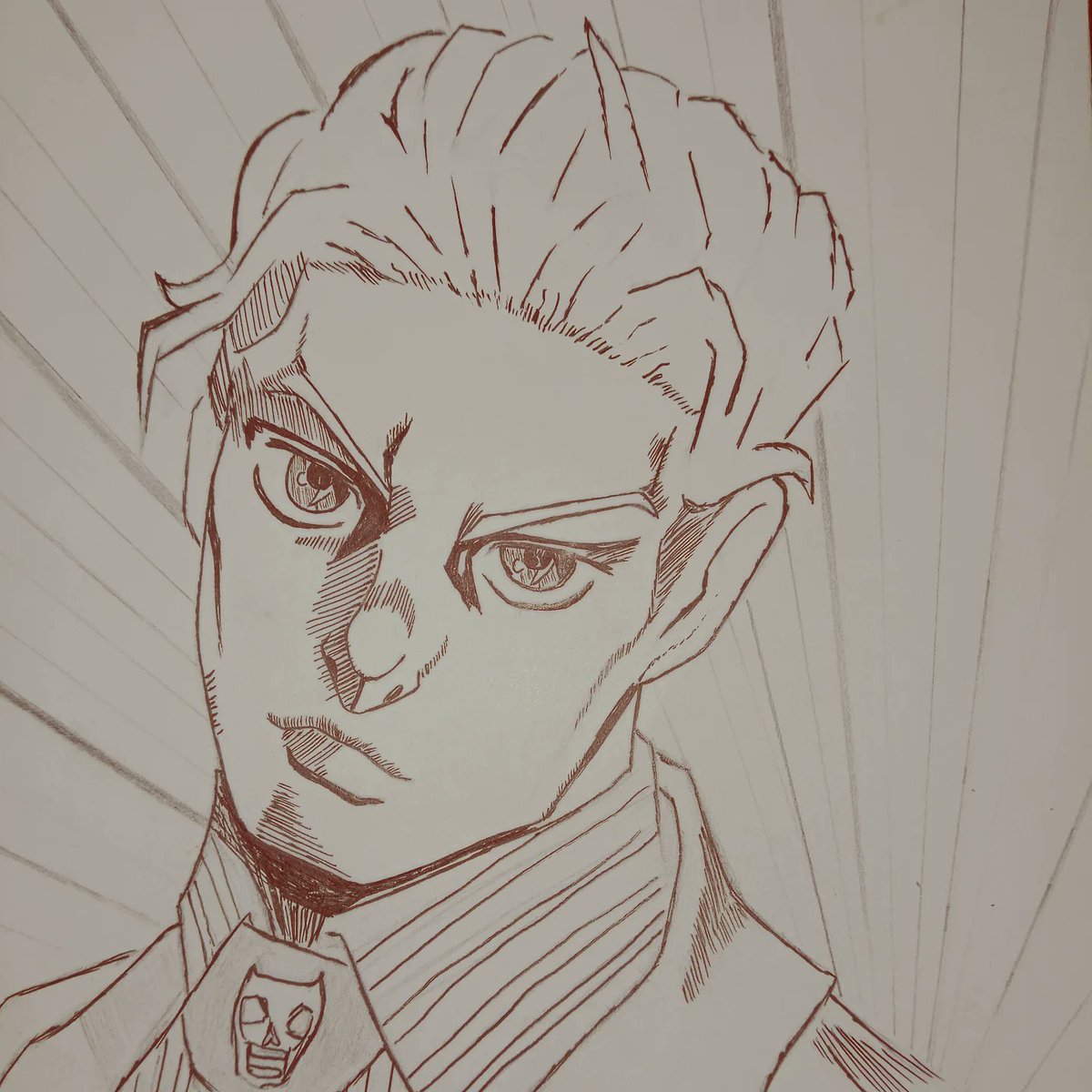 watashitakamura's tweet photo. Yoshikage Kira sketch..

#YoshikageKira #JJBA #JoJosBizarreAdventure #JJBAfanart #AnimeArt https://t.co/pgFdbBNUuD