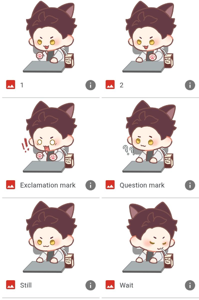 KC_7385's tweet photo. Drive for the free to use emotes! 
I saw the trending typing desktop pet and made these. 
#ValkoIsAGoodBoy 
https://t.co/rPhqxDJTmI https://t.co/NcuV7oawQq