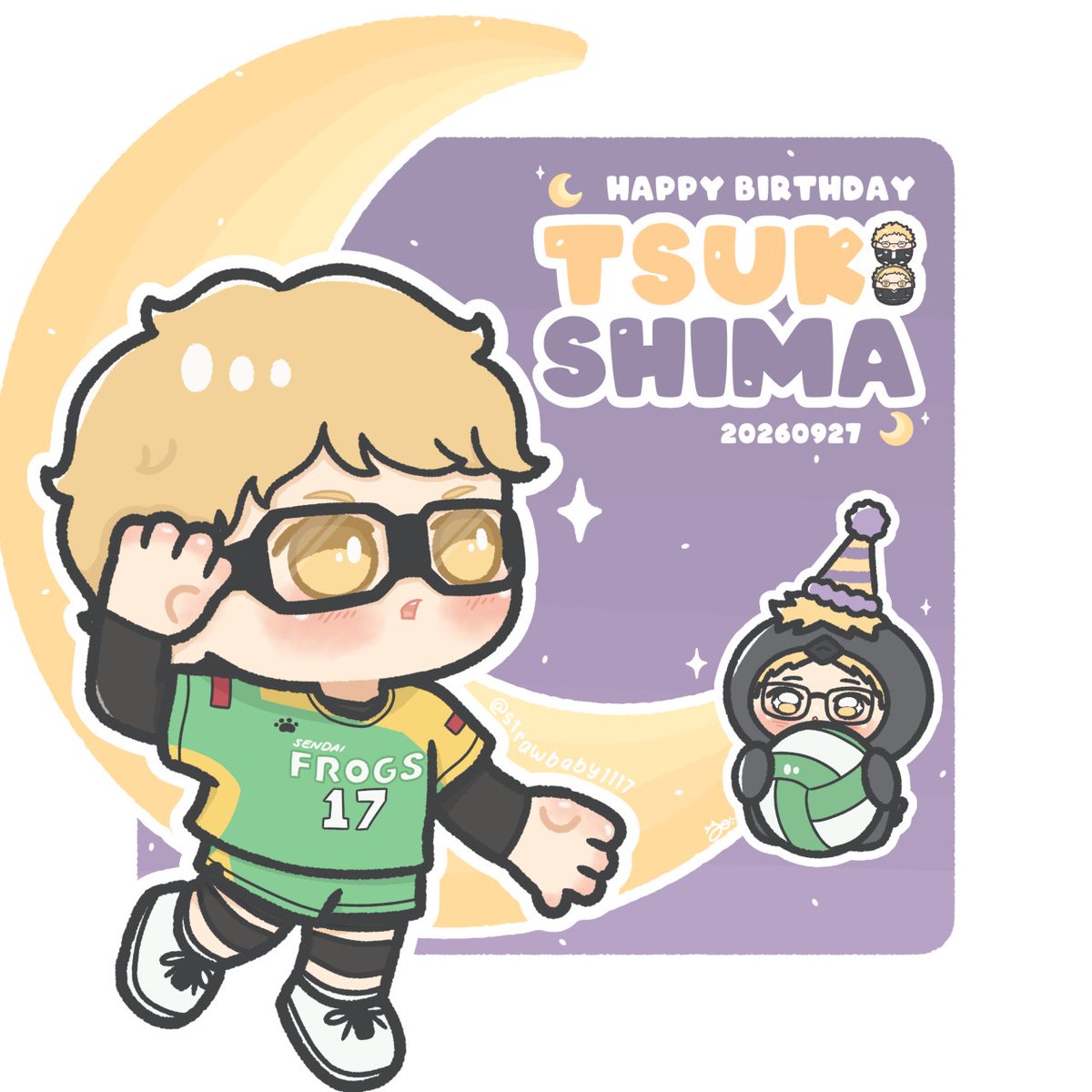 strawbaby1117's tweet photo. happy tsukki day🎈✨

#月島蛍生誕祭2026
#月島蛍誕生祭2026 https://t.co/Euv8EAycbY