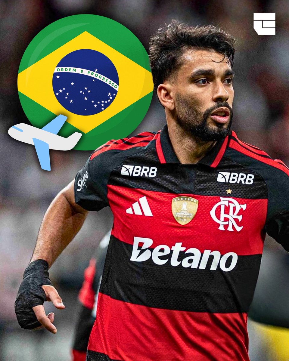 enbajafutbol's tweet photo. 🚨🇧🇷 EXLCUSIVA: LUCAS PAQUETÁ BUSCA FORZAR SU SALIDA DE FLAMENGO

ℹ️ El centrocampista quiere “probar suerte” en nuevas tierras

⚠️ PRIORIZA no jugar en Brasil https://t.co/q2SWC7elxb