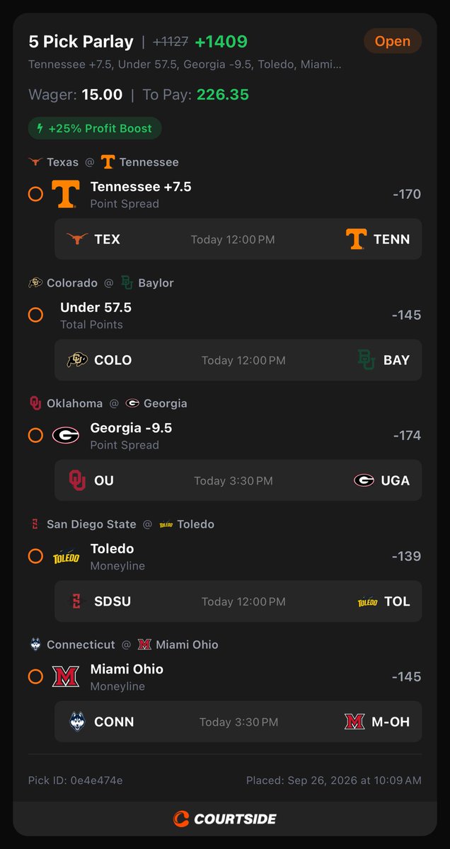 ColBolPicks's tweet photo. @courtsideapp Mid/Morning slate slip

I have this a few times just wanted to get the boosts lol https://t.co/AeMltoVCfQ