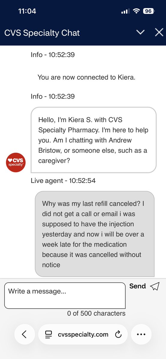 Ajbrist_'s tweet photo. Never using @cvspharmacy again thanks Kiera https://t.co/5K8kaMWcfK