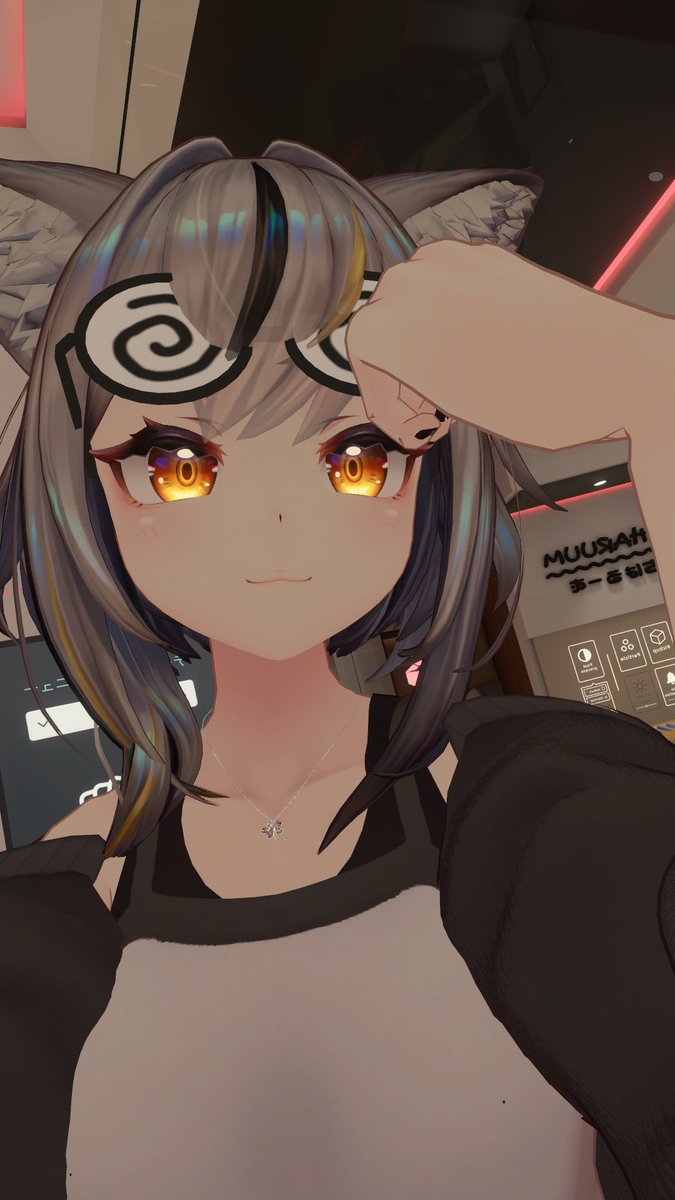 Tokisaka_Rei's tweet photo. なんとネタでつけたぐるぐる眼鏡をつかめることが発覚した！！！ https://t.co/7piXcwknHS