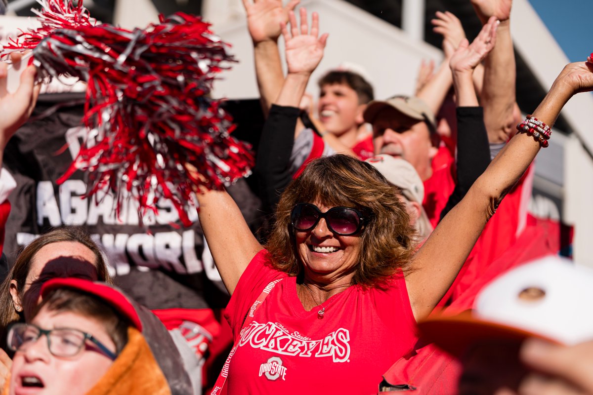OhioStAthletics's tweet photo. Always a great turnout from Buckeye Nation‼️ https://t.co/MB80FXz1ud