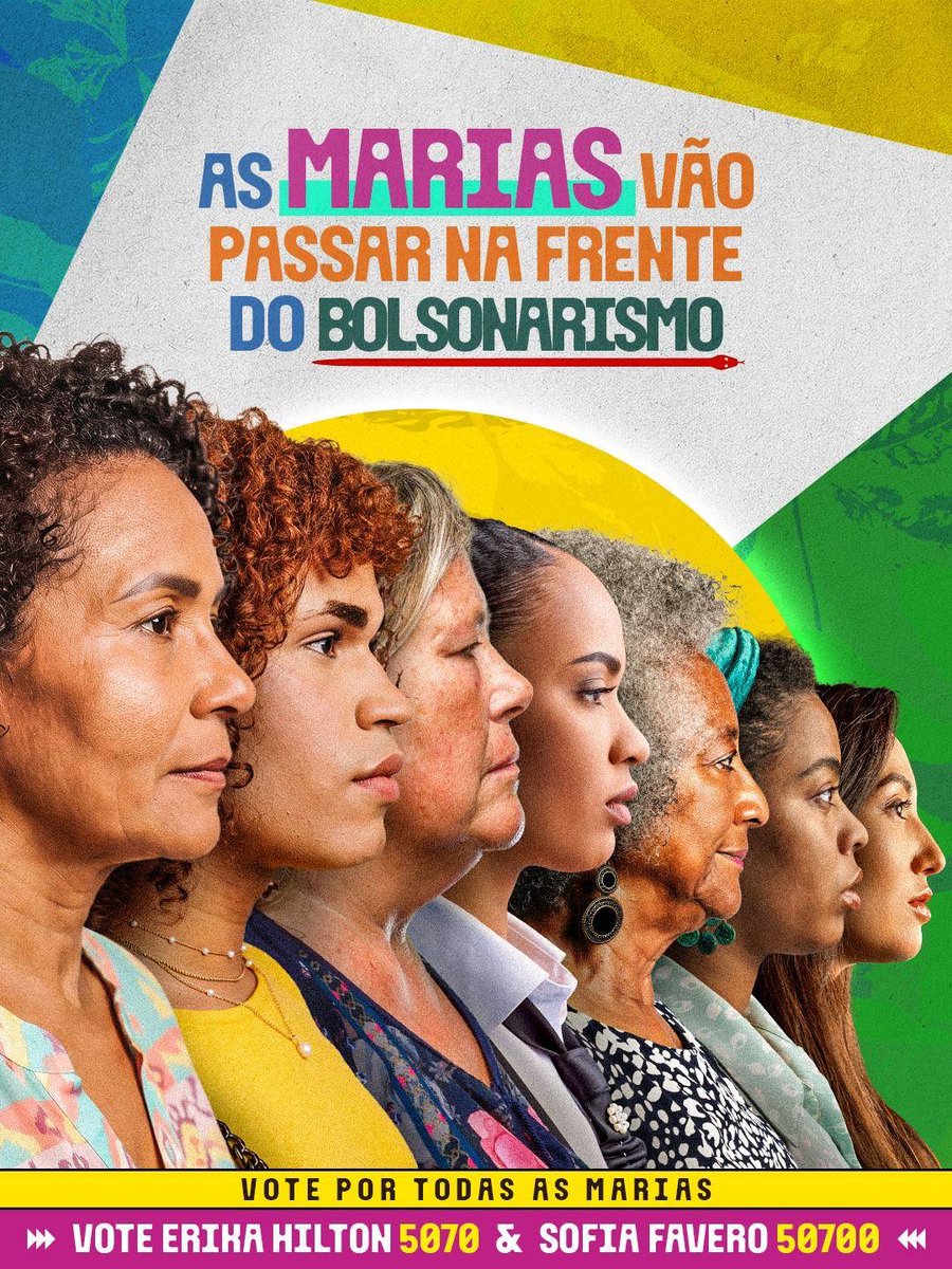 ErikakHilton's tweet photo. 🇧🇷 As Marias vão passar na frente.

Campanha eleitoral 
CNPJ: 68.438.024/0001-60 https://t.co/SILaJMxl78
